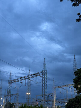 Transmission line in power plant