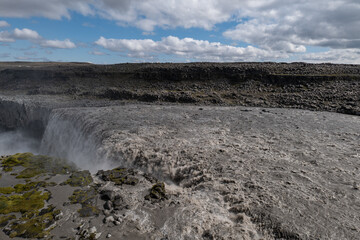 The waterfall Dettifoss in Iceland