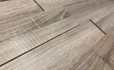 Floor tiles in the form of a wooden floor as a background. High quality photo
