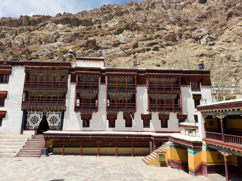 Inner yard of Hemis monastery