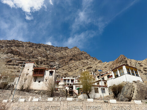 Low angle view to Hemis monastery