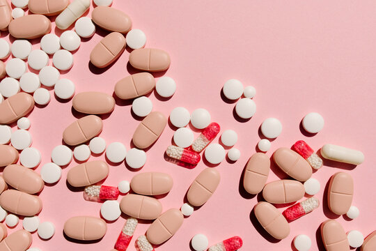 Colorful Pills And Capsules