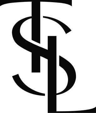 Vector TSL minimalist logo