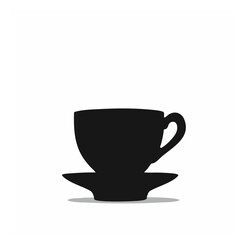 Coffee Cup Vector EPS – Coffee Icon Silhouette