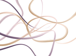 Abstract swirling lines dynamic and flowing various pastel shades artistic design.
