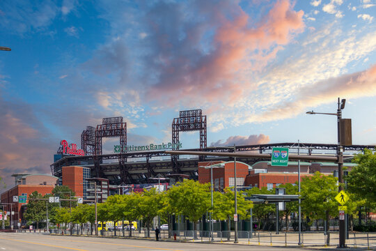Citizens Bank Park the home of the Philadelphia Phillies MLB baseball team in Philadelphia Pennsylvania USA