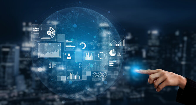 Data insights, charts, and analytics help visualize performance. Data drives strategy, analytics enhances growth, and data improves business outcomes through analytics. Vouch