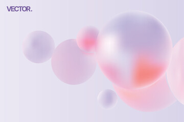 An Abstract Design Featuring Soft, Colorful Bubbles that Create a Beautiful Background