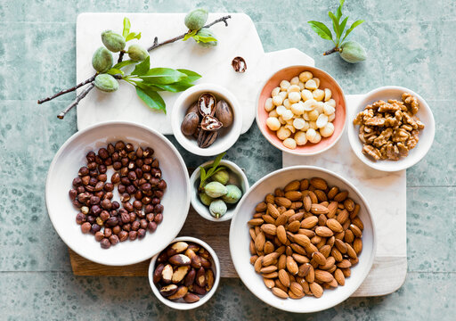 Selection of nuts 