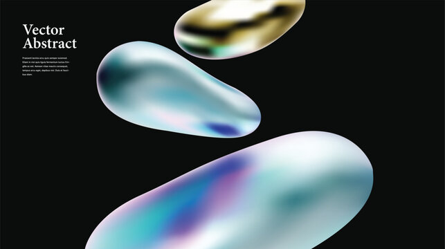 Experience the Elegance of Vector Abstract Designs Featuring Fluid Shapes and Vibrant Colors