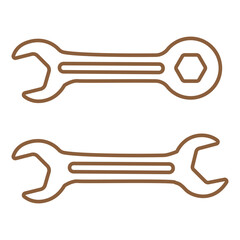 Repair icon Symbol concept for web design.simple line vector icon. logo illustration.