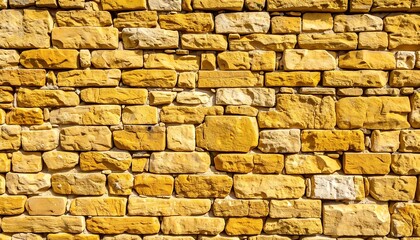 Obraz premium Golden brick wall texture