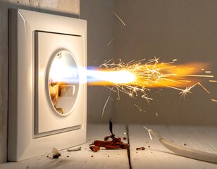 Electrical outlet short circuit