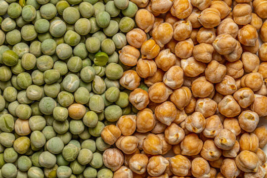 Dried Peas and Chickpeas Texture