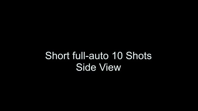 M4 Assault Rifle VFX Pack &ndash; Burst and Full-Auto Shots, Side, Front, Diagonal Muzzle Flash, 4K Overlay