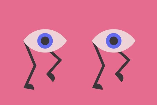 Running eyes