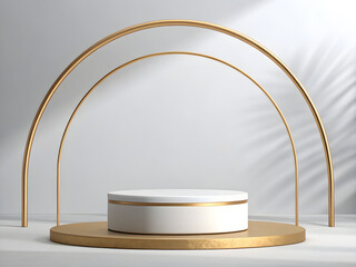Minimalist 3D podium