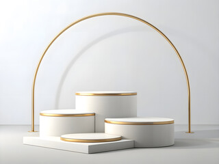 Minimalist 3D podium