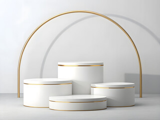 Minimalist 3D podium
