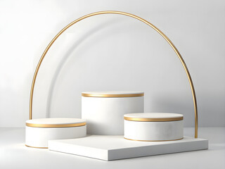 Minimalist 3D podium