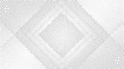 Abstract halftone geometric dot pattern background with diamond shape optical illusion design useful for poster flyer banner wallpaper and digital projects
