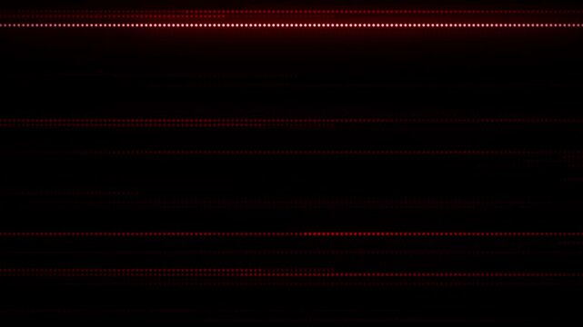 Red glowing digital strings flickering animation background 4k modern tech backdrop 