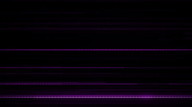 Purple glowing digital strings flickering animation background 4k modern tech backdrop 