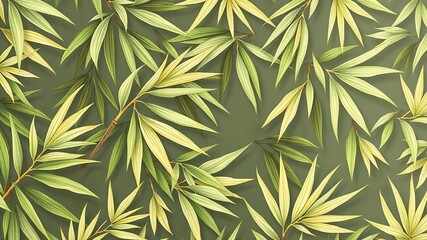 green bamboo background wallpaper image 