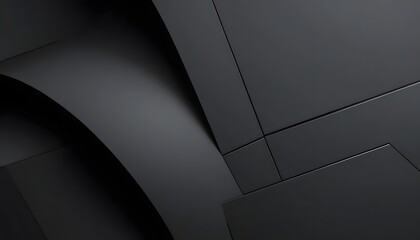 Minimal black surface luxury dark background