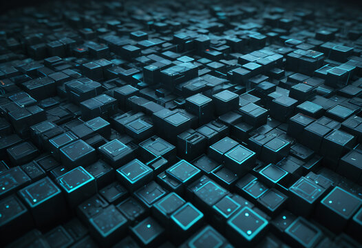 3D Computer Code Blocks