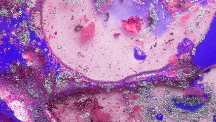 Abstract bubbles background .Cosmic liquid art texture
