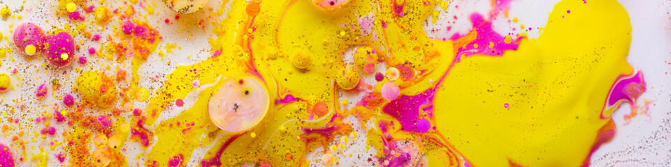 Abstract bubbles background .Cosmic liquid art texture