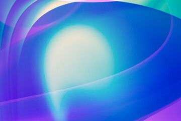 Abstract 3D render illustration of blue pink gradient background