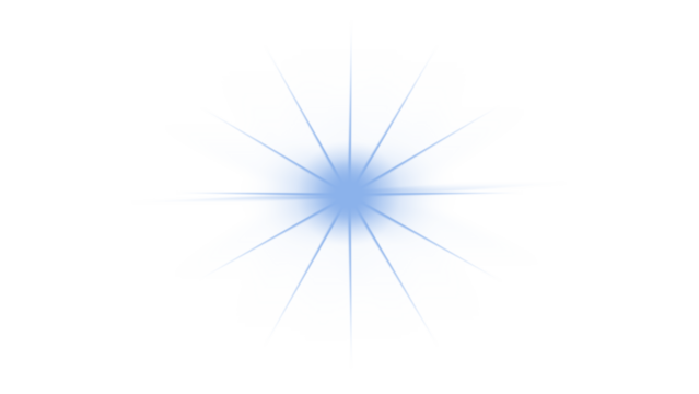 Abstract digital art featuring a geometric shape in light blue against black background.