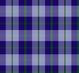 Green, Gray, Blue, Purple Tartan Weave Pattern - Tile