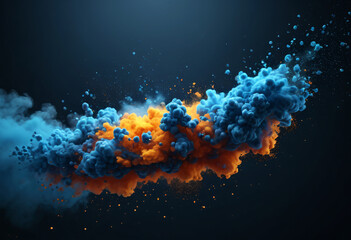 Abstract Cloud of Smoke