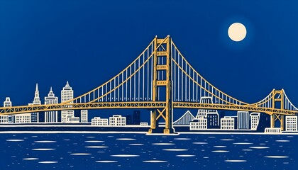 night view of the bridge