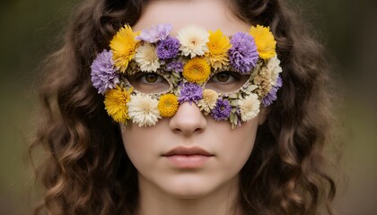 A_woman_portrait_with_a_mask