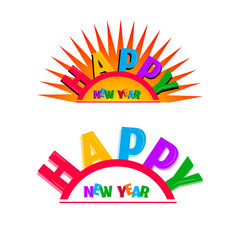 new year vector design