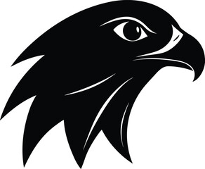 Obraz premium A cartoon illustration of a black jumping dolphin silhouette with a bird flying in the ocean is a great symbol for marine life