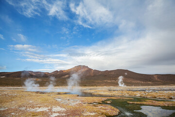 Hot springs in Chile