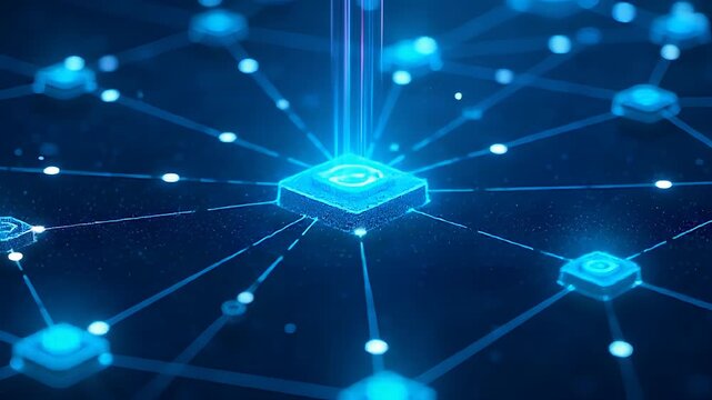 Digital Network with Connected Nodes