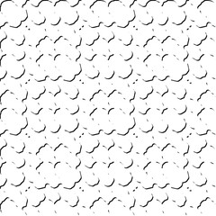 3d relief tiles. Vector pattern with symmetrical elements . Modern stylish abstract texture. Repeating tiles from striped elements. Black and white pattern.