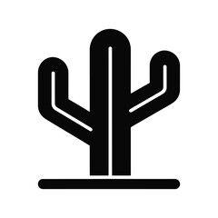 Obraz premium Illustration of a cactus, a simple and elegant design suitable for various creative projects and applications