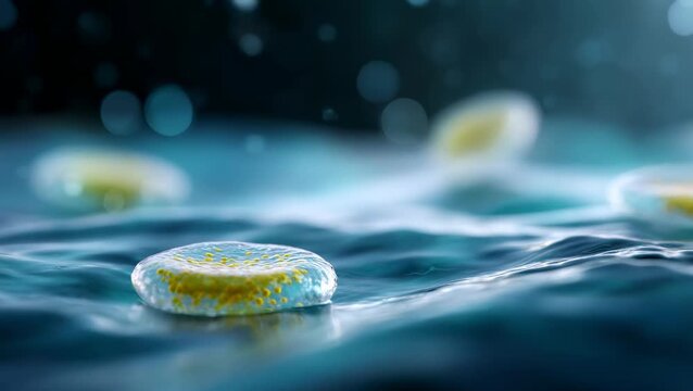 Microscopic medical biology examination of syphilis disease bacteria. dangerous microorganism pathogen creating serious infection on cellular level showing spirochete Treponema pallidum cell in water