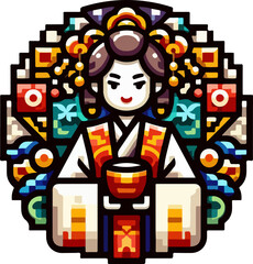 icon_logo_simbol_Elegant_Japanese_Woman_Character_Illustration_in_Traditional