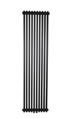 A black data rack with ten sections, vertical, on a white background.