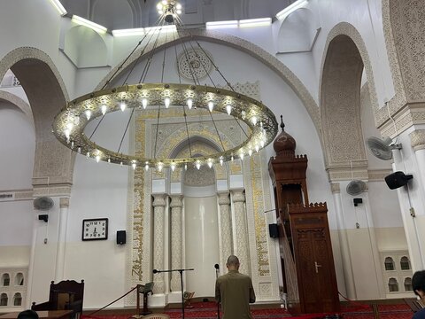 interior of masjid al quba 