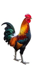Fototapeta premium Rooster against a white background