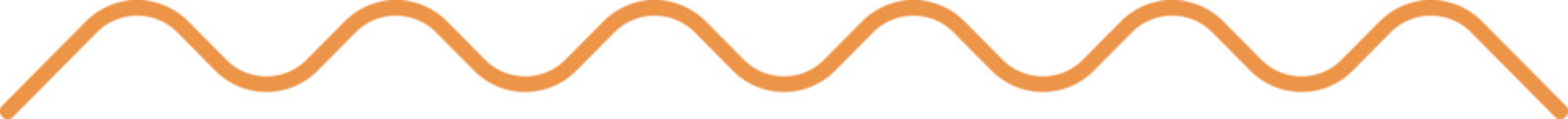 Vector illustration of wave line